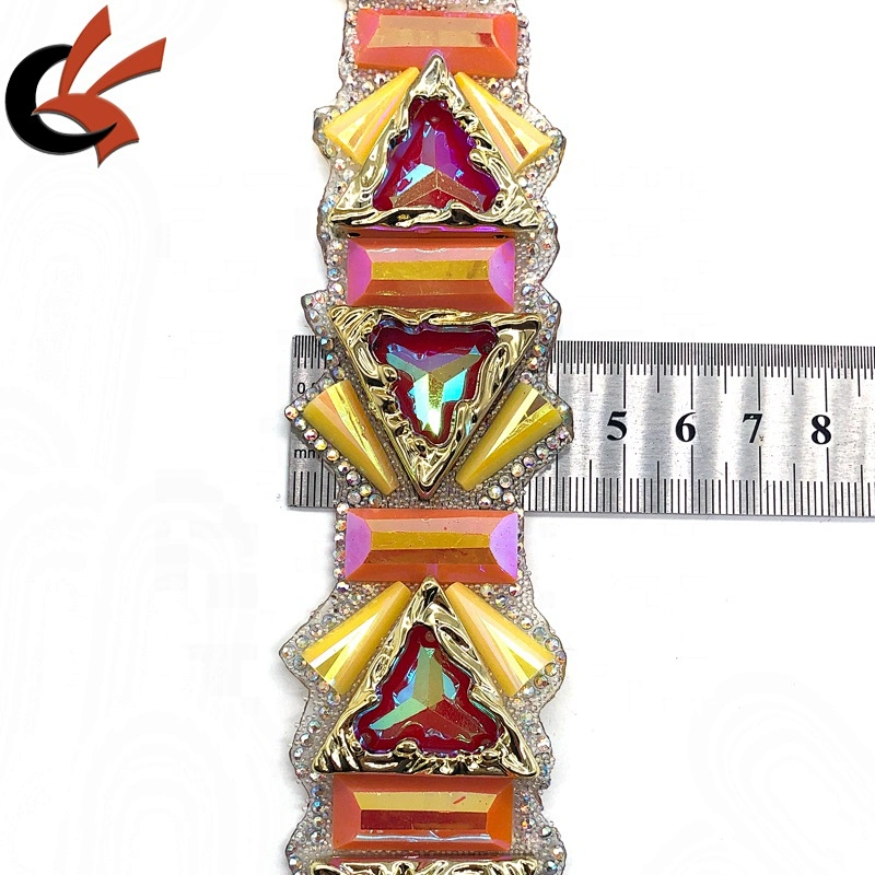 Wholesale Fashion styles Gems Iron on rhinestone trims