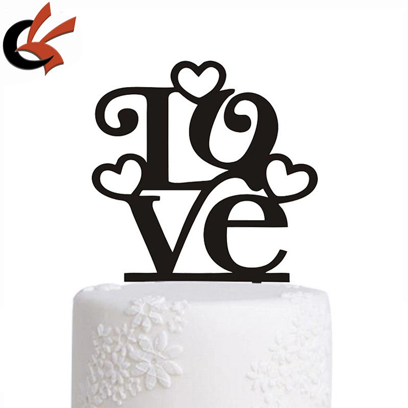 Personalized Love Cake Topper Wedding Cake Topper