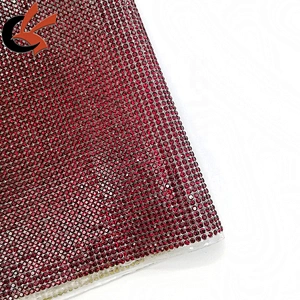 New products glass stones crystals rhinestone net mesh trimming sheet