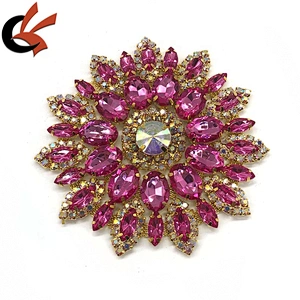 Diamante Motif Sparkling Sew On Crystal Rhinestone Applique Patch Belts Dress