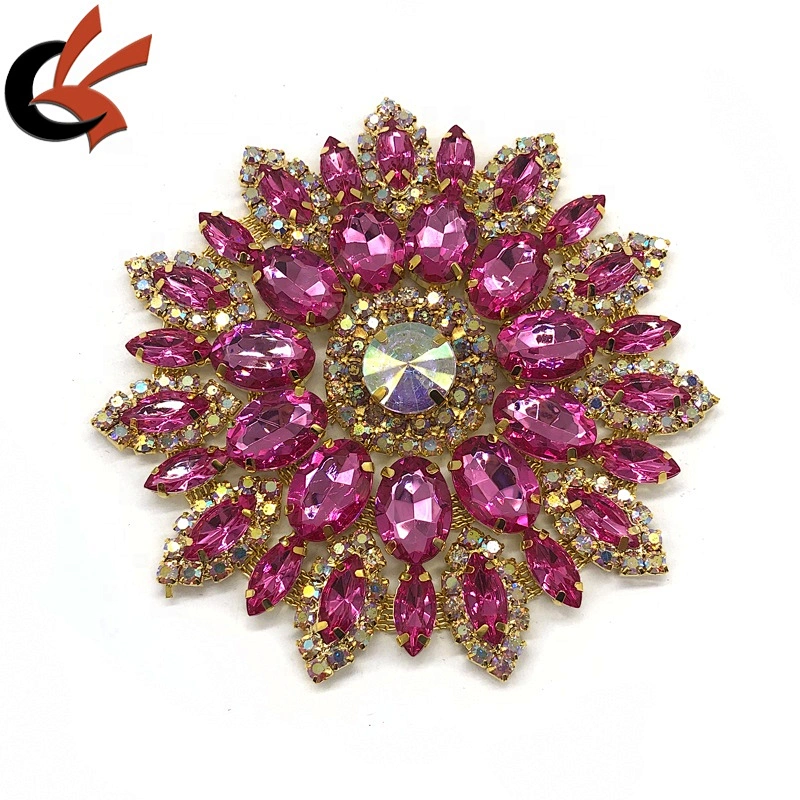 Diamante Motif Sparkling Sew On Crystal Rhinestone Applique Patch Belts Dress