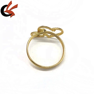 Factory Wholesale Bridal Jewellery double Hearts diamante crystal napkin ring for table decoration