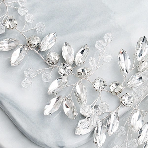 Wedding Bridal Dress Handmade Sash Beaded Belt Crystal rhinestone Waist Belt