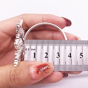 Sparkle diamond napkin rings for Christmas crafts decoration