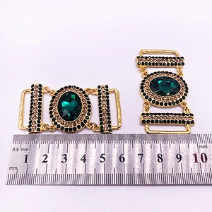 Wholesale nickle free  diamante bikini connector Swimwear connector