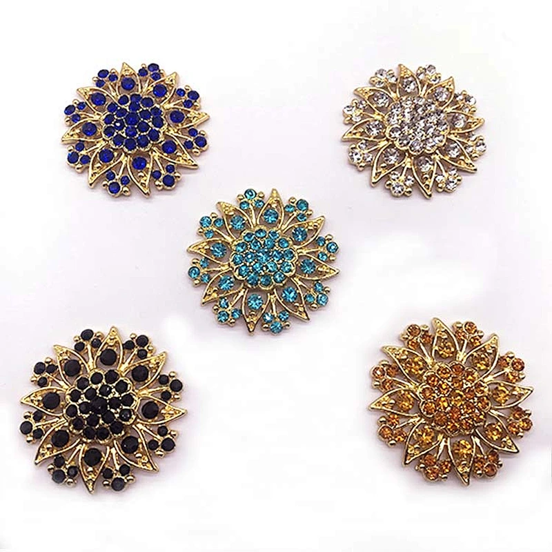 2020 Fashion flower  Brooch Pins Rhinestone Women Jewelry Accessories