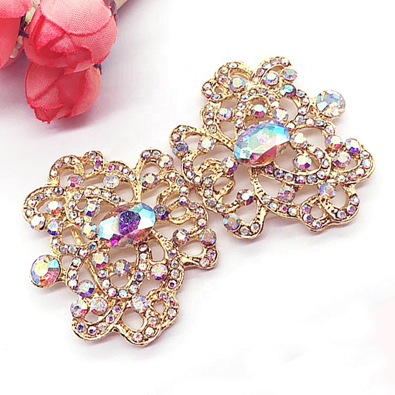 Sparkly Rhinestone Clasp Buckle For Wedding Invitation Card