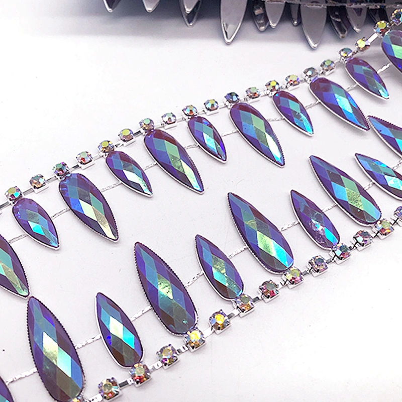 Popular style crystal trimming for bag shoes clothing decoration