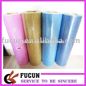 wholesale popular  style Glitter heat transfer vinyl sheet for clothing