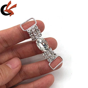 5.4cm Bag Shoes Clothing Swimwear Bra Accessories Rhinestone Decor Connectors Buckle