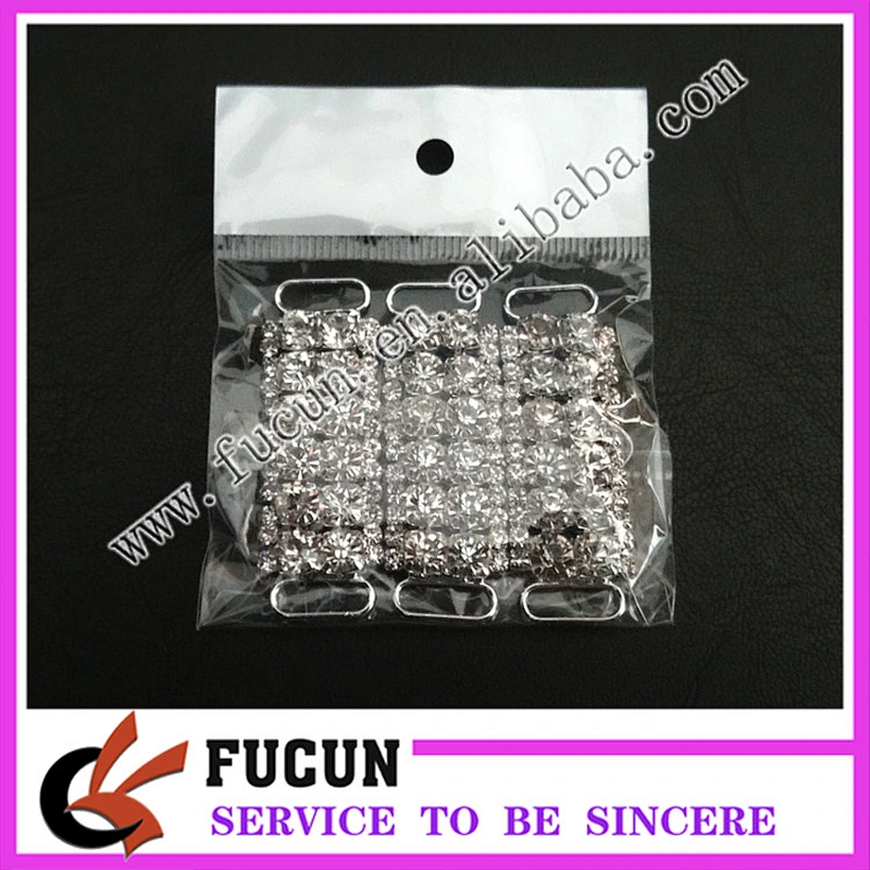 China wholesale crystal strass bikini micro mini connector