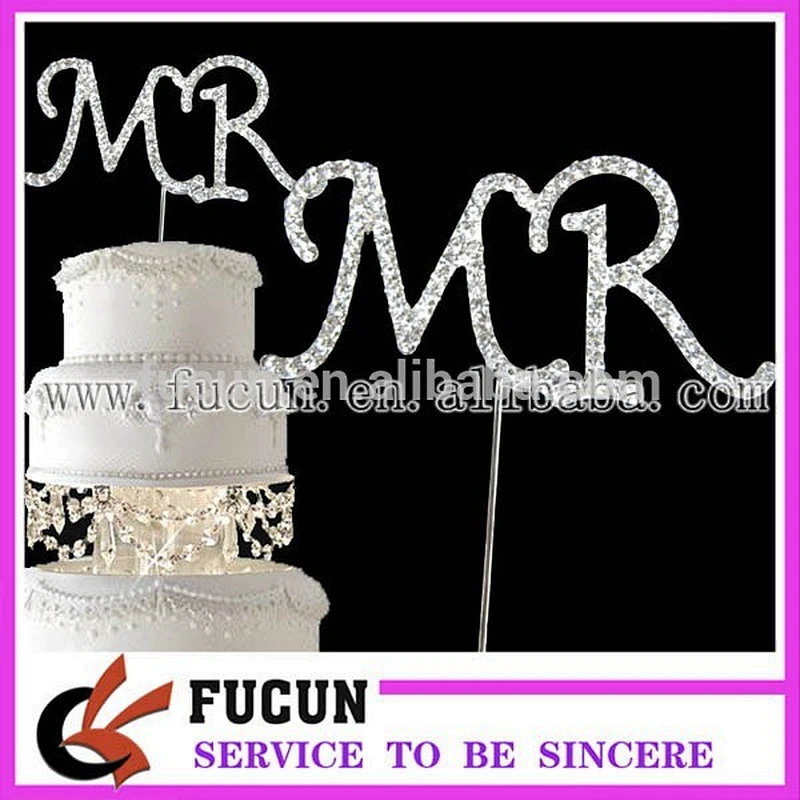 MRS or MR wedding cake toppers wholesale