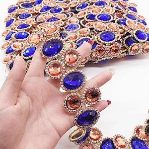 Hot Sale Fashion sew on  Rhinestone Trimming Bridal Dress Decoration For Wedding Dresses