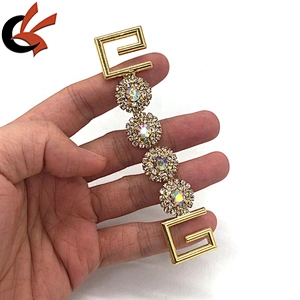 Shining Bikini Swimwear Rhinestone Connector Chain Buckle
