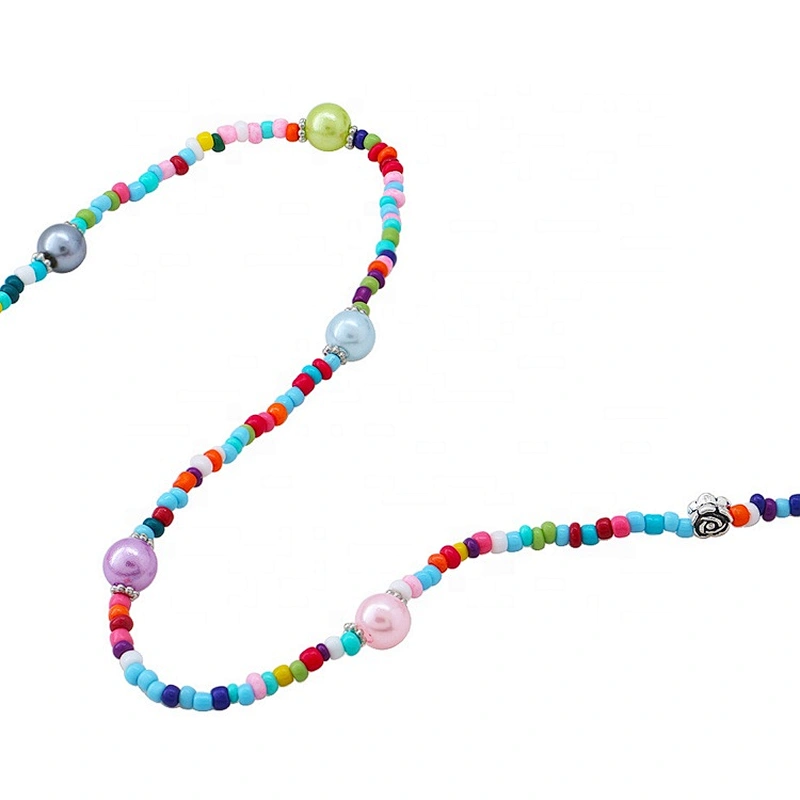 multicolor colors beads sunglasses holder lanyard Face Masking Lanyard