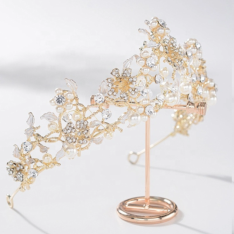 sparkly crystal rhinestone bridal tiara wedding hair crown