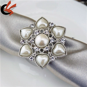 Rhinestone Crystal Rhinestone Holiday Christmas wedding Napkin Ring