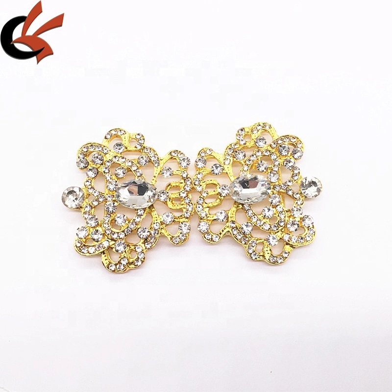 Wedding supply wholesale DIY invitation card decorative buckle button rhinestone diamond jewelry buckle