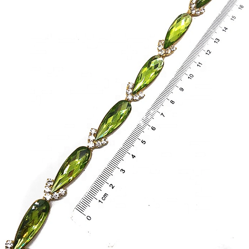 Fashion Costume Jewelry Chain Crystal Resin rhinestone Trimming