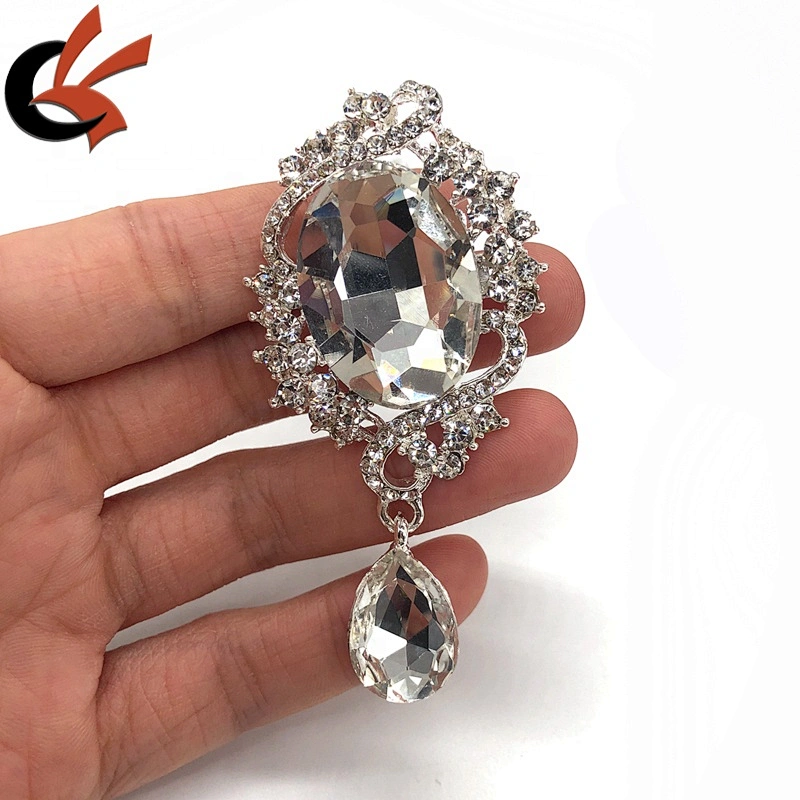 Shining Fashion large glass gem crystal Napkin Ring Wholesale Rhinestone Ring of Napkin