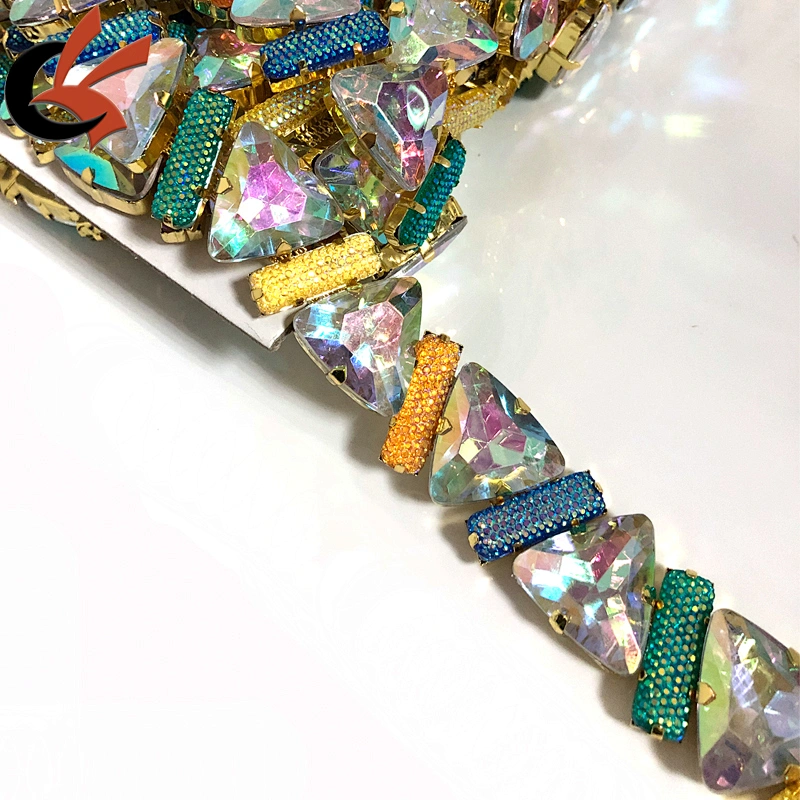 Customization designs rhinestone banding trimming for Carnival costume