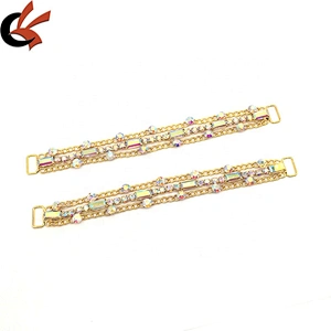 2020 New Arrival Bridal Dress Clothing Decoration Jewelry Gold Chain Rhinestone Bikini Connector