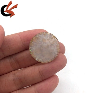 Round shape resin beads flatback rhinestone