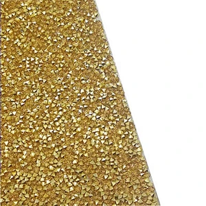 wholesale high quality decorative  hot fix rhinestone mesh trimming