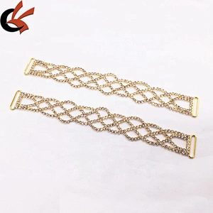 Wholesale Fashion Summer Gold Plated Net Ladder Bottom Bikini Connector For Swimsuit Competition