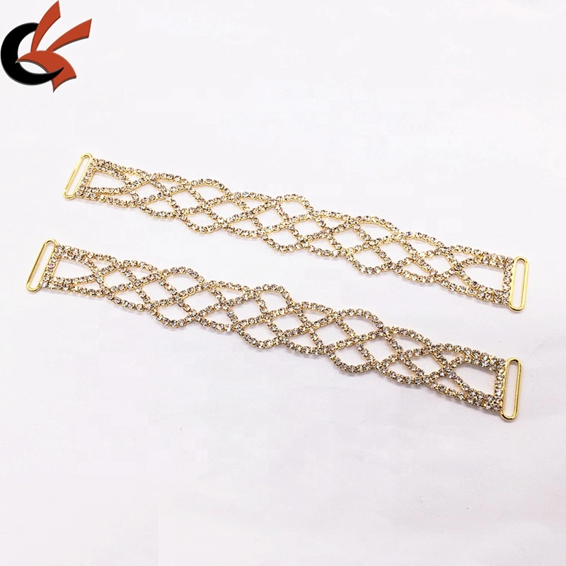 Wholesale Fashion Summer Gold Plated Net Ladder Bottom Bikini Connector For Swimsuit Competition