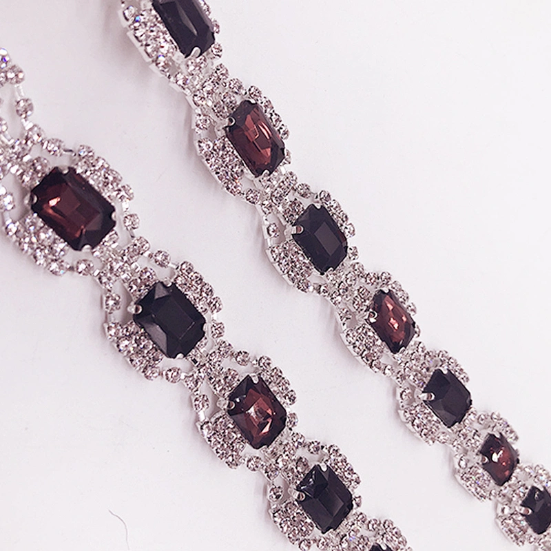 2021 Newest Cheap Ornate Rhinestone Chain trim