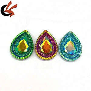 Unique designs large size teardrop loose rhinestone gems for Carnival decoration