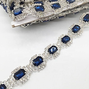 Glass Jewelry Type Alloy Fashion Handmade Design Color Beads Trimming for women dress