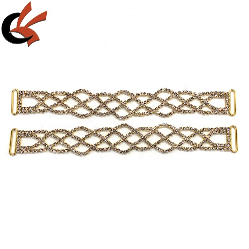 Sparkling Crystal Chain Diamante Rhinestone AB Competition Fitness Bikini Connectors