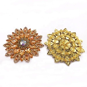 latest designs topaz sapphire red green purple color large brooch