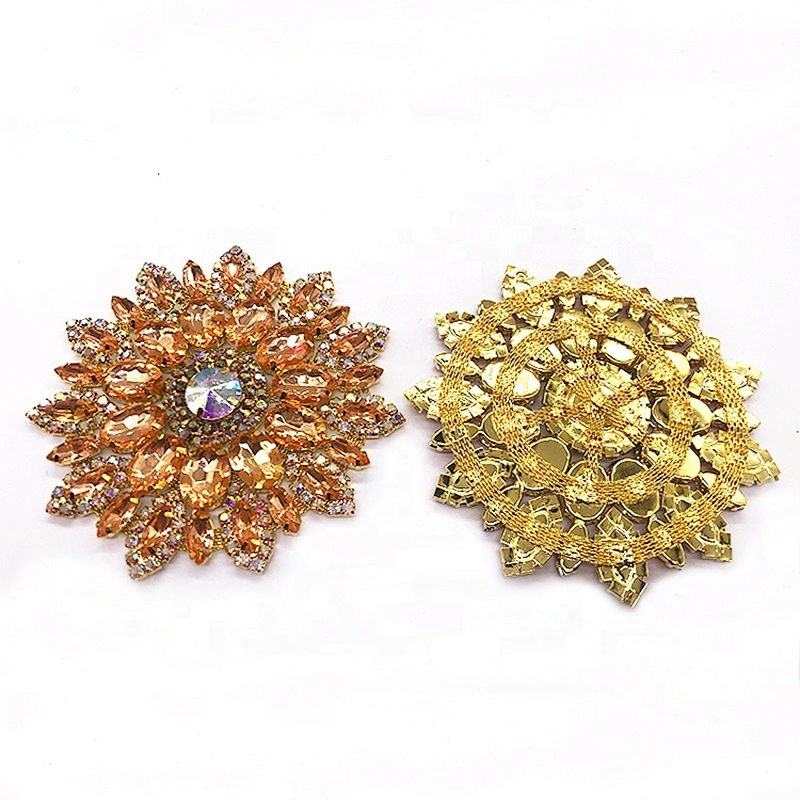 latest designs topaz sapphire red green purple color large brooch