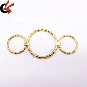 Gold metal bikini connectors swimwear hardware handbag and shoe accessories buckle for sell