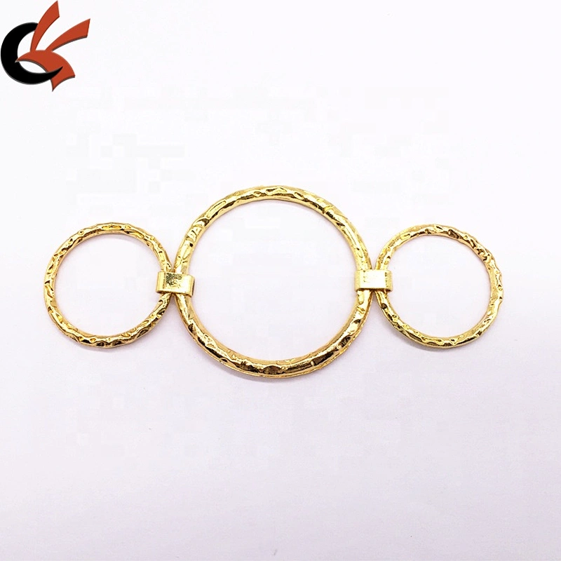 Gold metal bikini connectors swimwear hardware handbag and shoe accessories buckle for sell