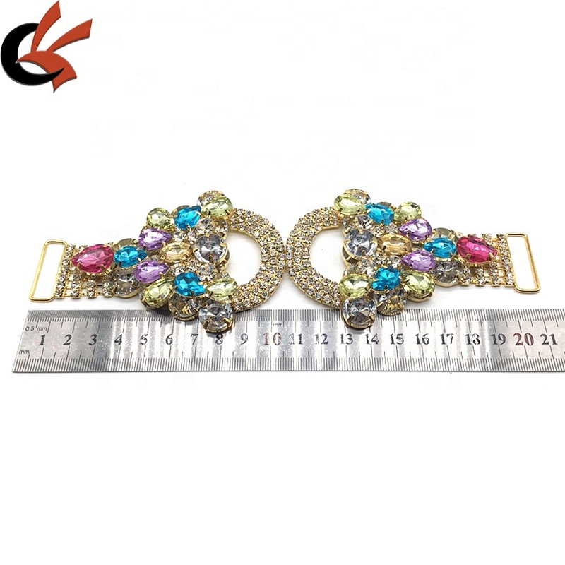 Sexy Bikini Women Swimwear 2021 Solid Swimsuit Female Accessories Bikini Suit Rhinestone Connector