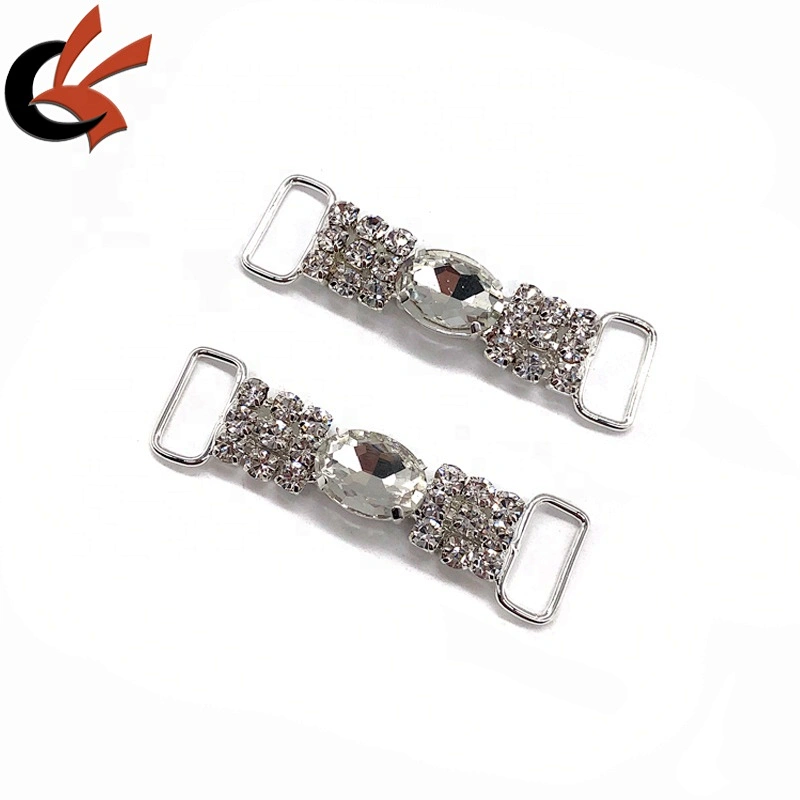 5.4cm Bag Shoes Clothing Swimwear Bra Accessories Rhinestone Decor Connectors Buckle