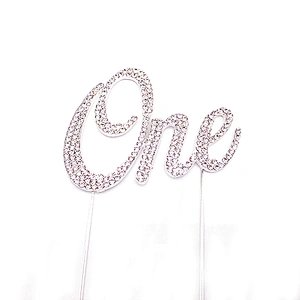 Hot selling Amazon 2021 birthday party decoration crystal cake topper