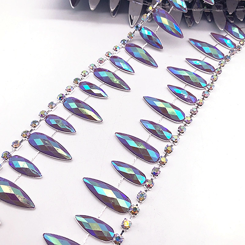Popular style crystal trimming for bag shoes clothing decoration