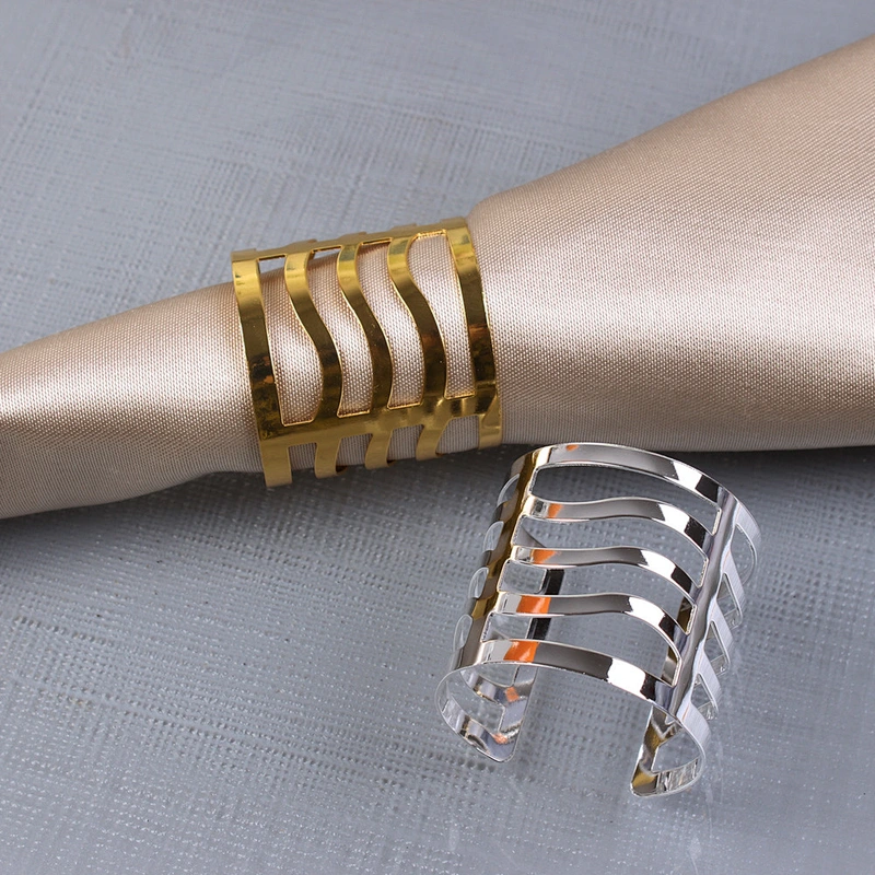 Amazon  top sale wedding supplier extravagant metal napkin rings