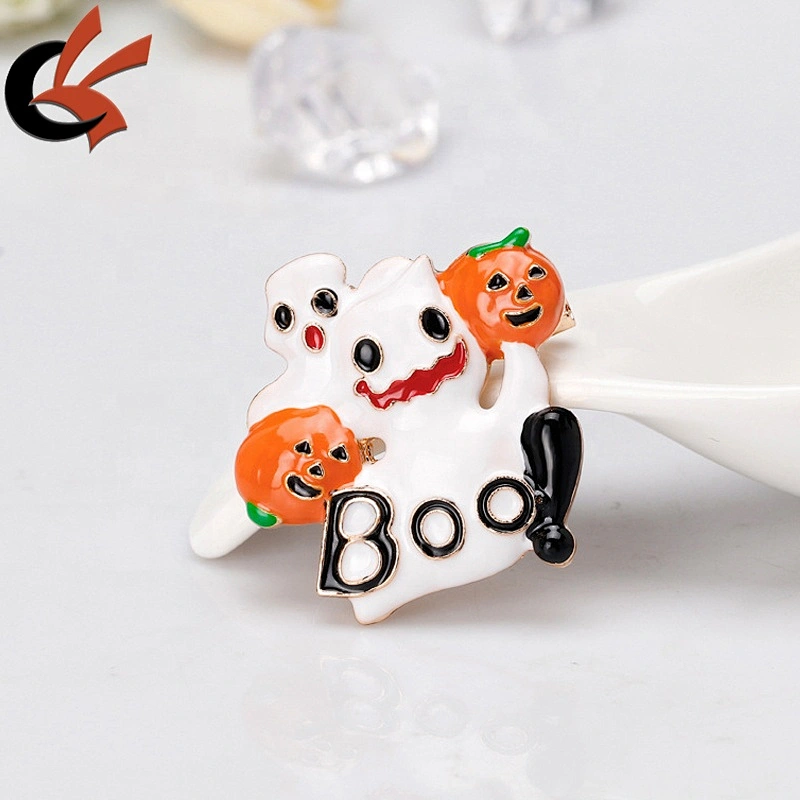 Hot Halloween cute cartoon Boo ghost soul pumpkin enamel brooch pin