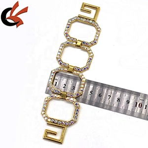 Factory loops crystal jewelry bikini connector for sexy swimwear beachwear