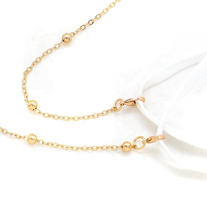 Fashion Metal Glass Lanyard Face Masking Lanyard