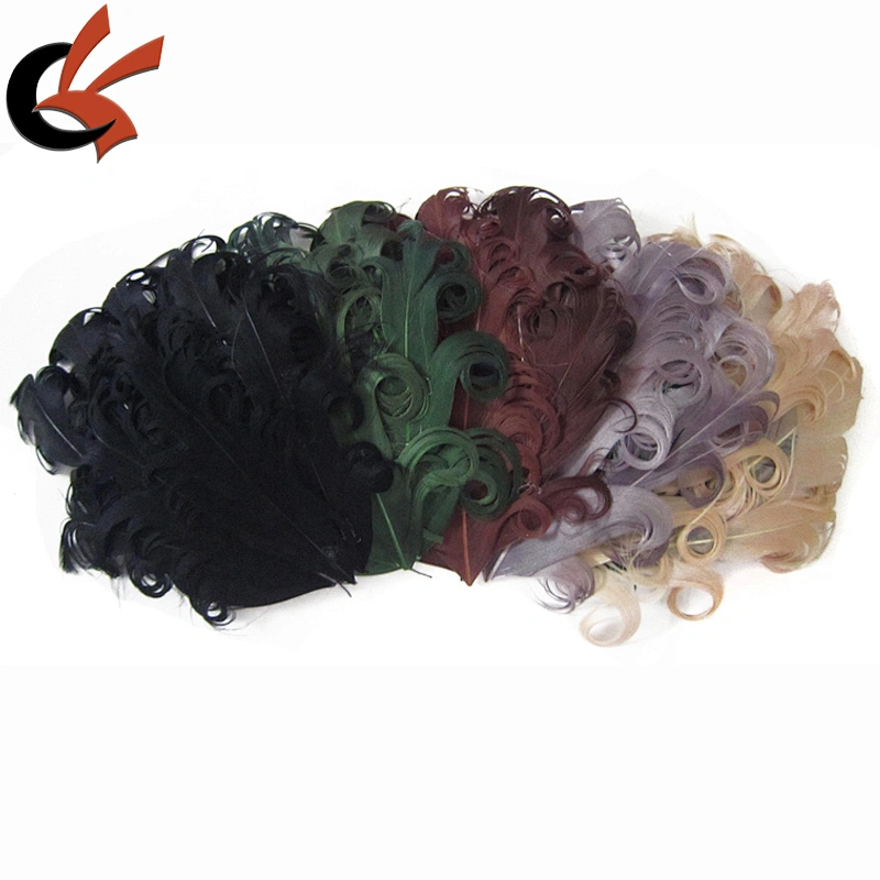 Headband Hair Accessories Clips Fascinator Wedding Bridal Curly Feather Pad
