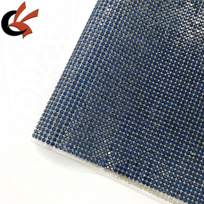 New products glass stones crystals rhinestone net mesh trimming sheet