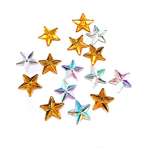 Wholesale Flatback  Sew On Acrylic Stone Star Gems for Garment Decoration
