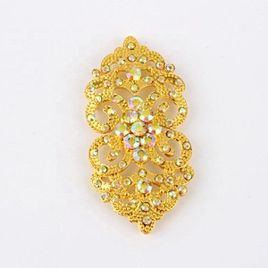 Gold plated clothing decoration buckle wedding hook clasp buckle wholesale